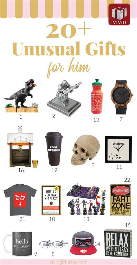 Maybe you would like to learn more about one of these? 20+ Unusual Gifts for Men - Vivid's