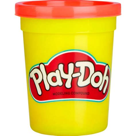 Play Doh Bulk 12 Pack Of Red Non Toxic Modeling Compound 4 Ounce Cans