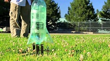 Check this awesome video of how the bottle rocket launcher is operated ...