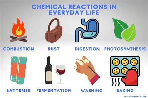 Examples of Chemical Reactions in Everyday Life