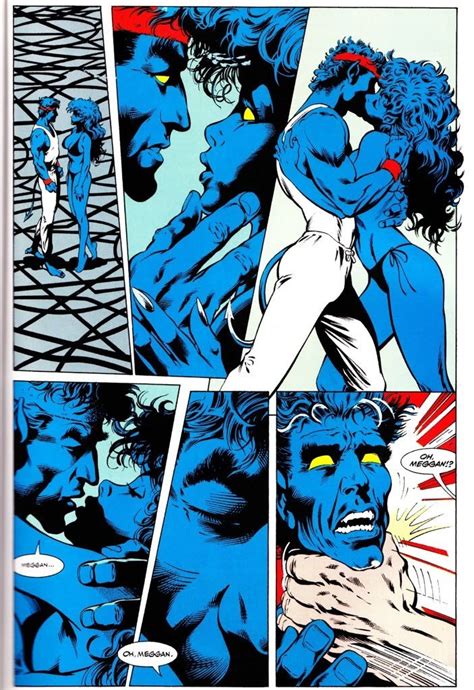 Kurt Nightcrawler And Meggan From Some Old Issues Of