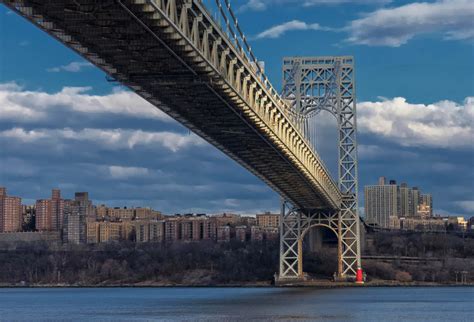 George Washington Bridge And The Little Red Light House Flickr