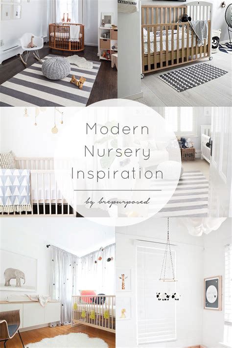 modern nursery inspiration brepurposed