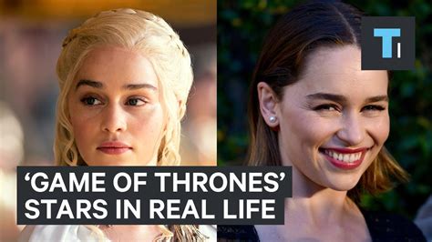 here s what game of thrones stars look like in real life youtube