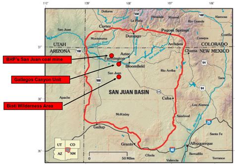 San Juan River New Mexico Map Map