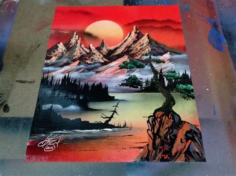 Sunset Mountain Painting At PaintingValley Com Explore Collection Of