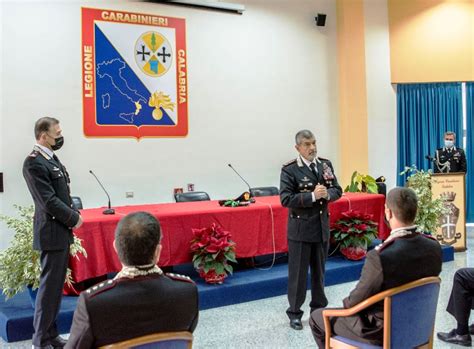 Catanzaro Il Generale Di Corpo DArmata Dei Carabinieri Carmelo Burgio