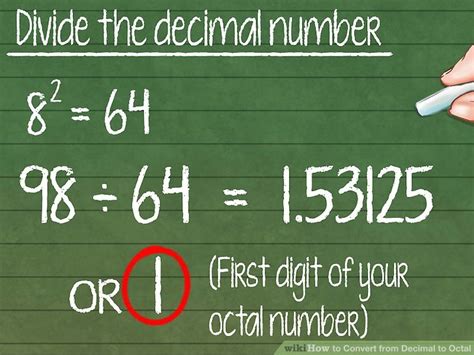 How To Convert From Decimal To Octal With Pictures Wikihow