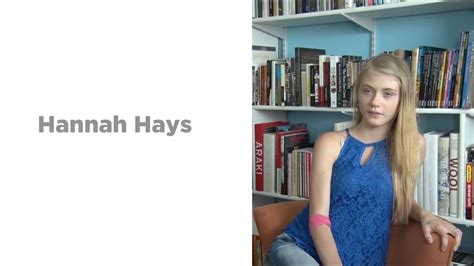 Interview With Hannah Hays Youtube