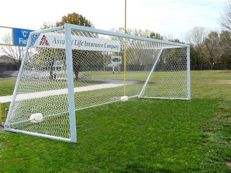 All Aluminum ShootOut No Tip Portable Soccer Goals (Official Size ...