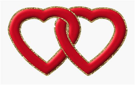 Transparent Two Hearts One Love Clipart 2 Love Hearts Together Free