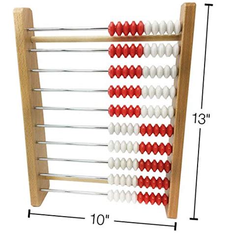 Hand2mind 100 Bead Wooden Rekenrek Abacus For Kids Math Math