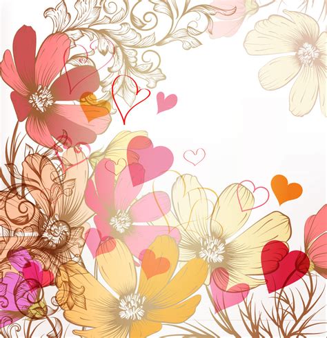 Elegant Floral Background Векторные клипарты текстурные фоны