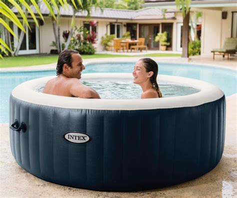 Intex Purespa Plus Bubble Inflatable Hot Tub Big Lots In 2020 Portable Hot Tub Hot Tub