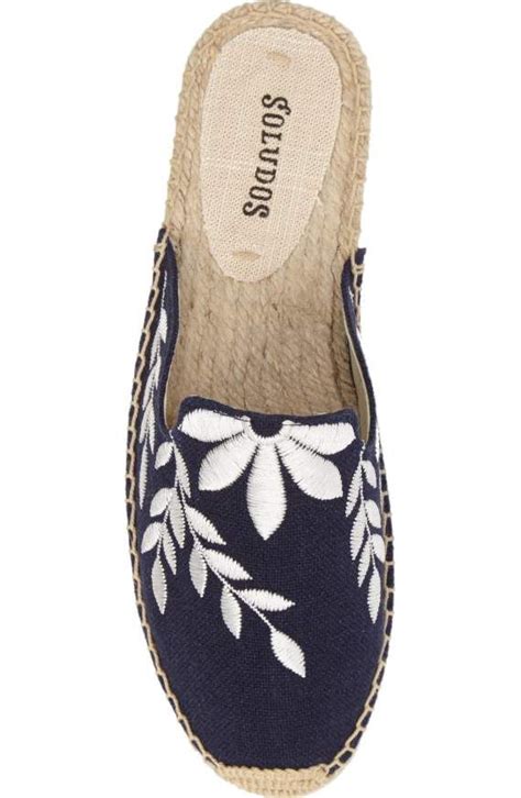 Soludos Embroidered Espadrille Mule Nordstrom Espadrilles