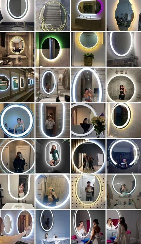 Many Different Images Of People Taking Pictures In Mirrors