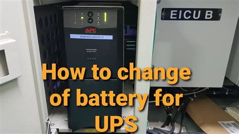 How to change battery of UPS UPS BATTERY 바꿔보자 YouTube