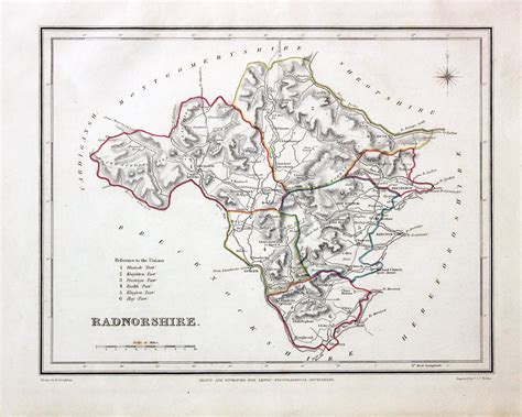 Antique Maps Of Radnorshire Richard Nicholson