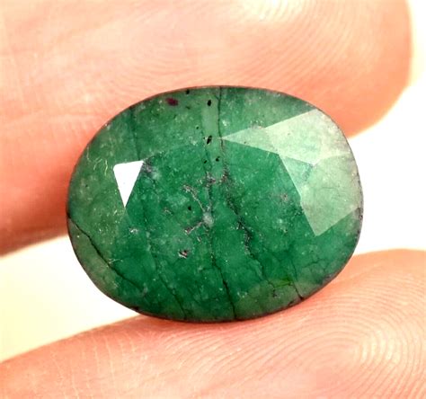 5 30 Ct Natural Zambian Green Beryel Emerald Oval Cut Loose Gemstone