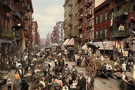 Colorized Photo Of Nyc Lower East Side 1890s U Nueva