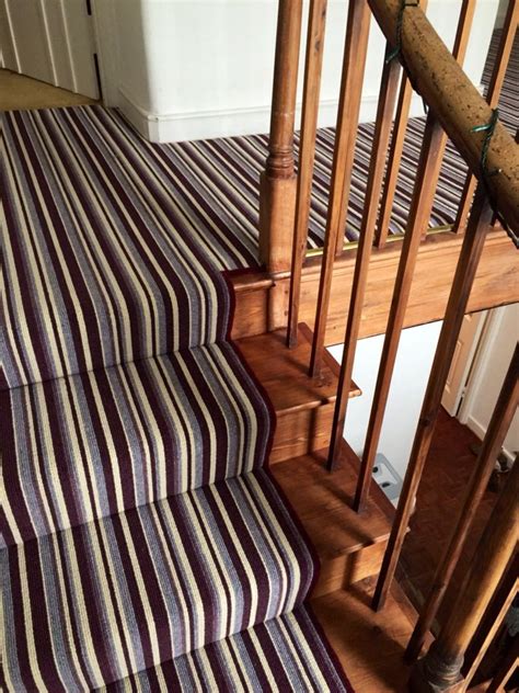 Stripy Carpets For Stairs And Landing Carpet Stairs Carpets For