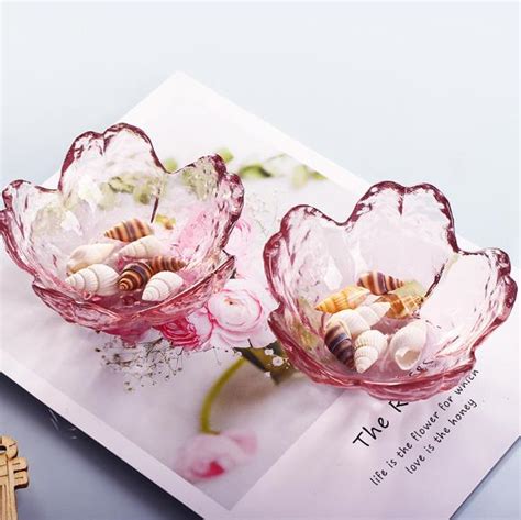 Pink Cherry Blossom Glass Bowl Dinnerware Suppliers