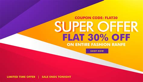 super offer sale and discount banner with geometric shapes - Download Free Vector Art, Stock ...