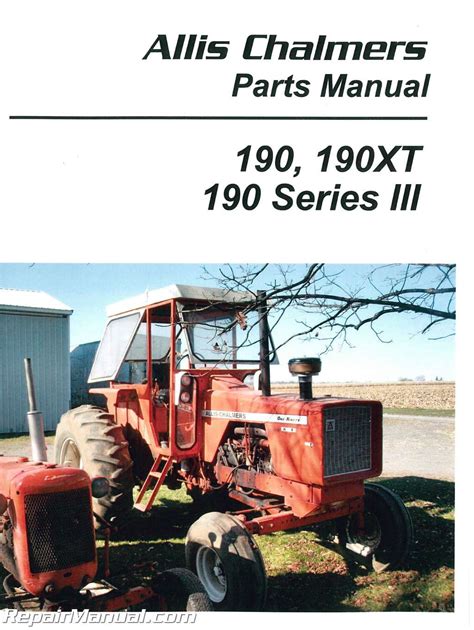 Allis Chalmers 190 190xt 190 Series Iii Tractor Parts Manual 800 426