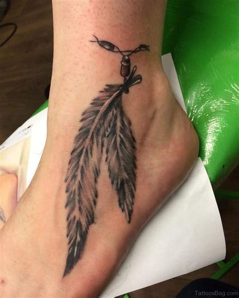 Https://techalive.net/tattoo/ankle Feather Tattoo Designs