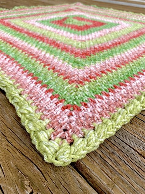 Puff Edge Stitch Blanket Border Crochet Tutorial Crochet Border