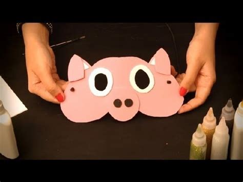 Visite la fuente del sitio web para obtener más detalles. Cómo hacer un antifaz de cerdo : Antifaces de animales ...
