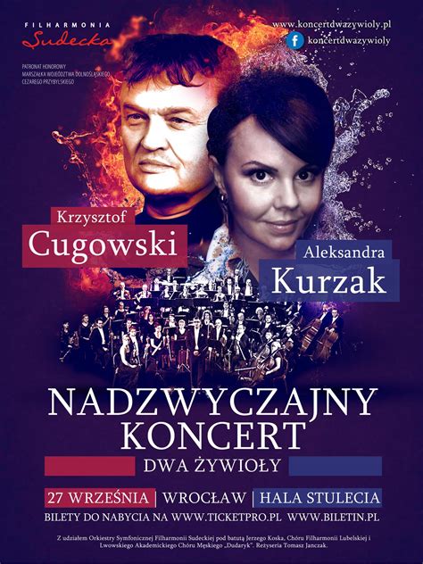 Zaproszenia Na Koncert Aleksandry Kurzak I Krzysztofa Cugowskiego