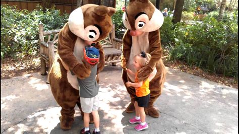 Meeting Chip And Dale Youtube
