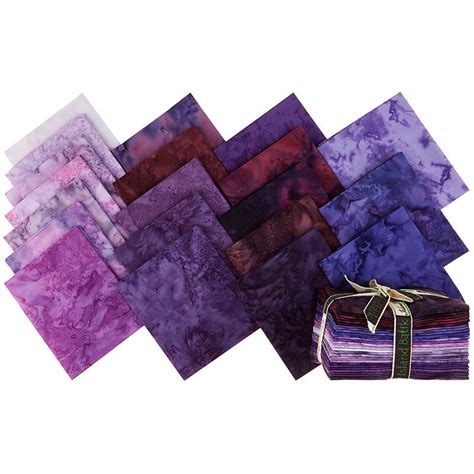 Playful Purple Batik Solids Fat Quarter Bundle