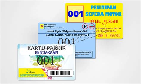 Kartu Parkir Cetak Id Card Cetak Kartu Pvc Sidoarjo Surabaya Gresik