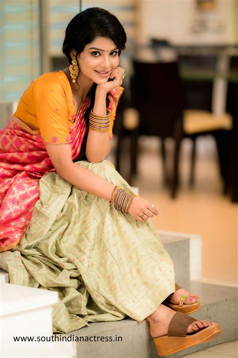 Kollywood Actress Pavithra Lakshmi In Half Saree Stills Hd