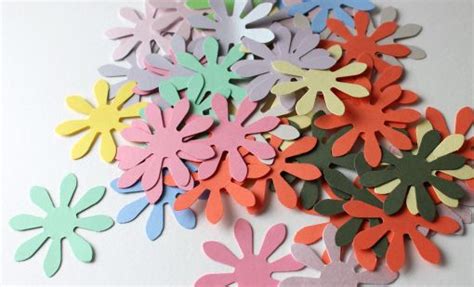 Large Daisy Shapes 100pk Assorted Colours Shapes Crafts Colours