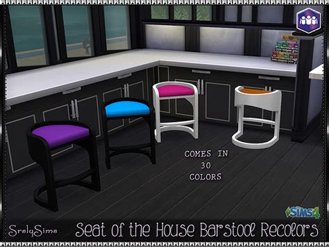 Srslysims Bar Stools Bars For Home Sims 4 Kitchen