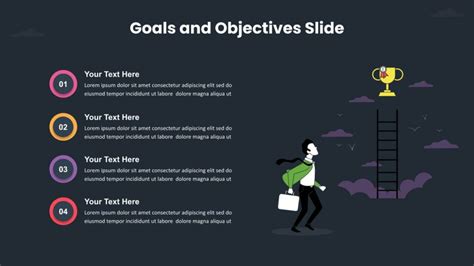 Goals And Objectives Powerpoint Slide Slidekit