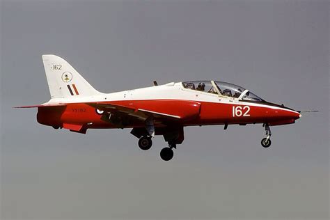 Hsbae Hawk T1 4 Fts Raf Valley 1976 Aircraft Royal Air Force