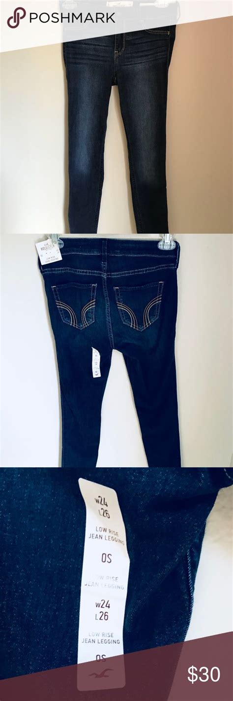 Nwt Hollister Low Rise Jean Leggings Brand New Size 0 Short Hollister