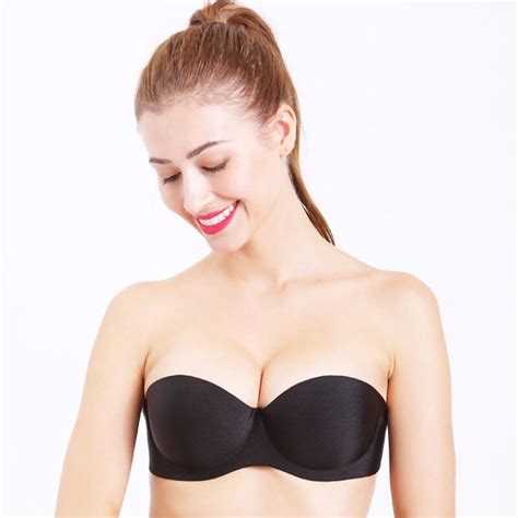 Sexy Women Bra Push Up Strapless Adhesive Soutien Gorge Invisible None