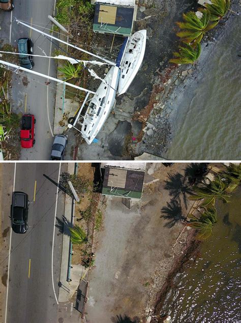 Before And After Photos Of Puerto Rico Shows The Island Six Months
