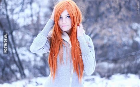 Sexy Redhead In The Snow 9gag