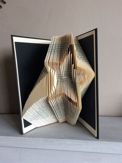 Shooting Star Book Folding Pattern By Thepageturnercompany On Etsy Art
