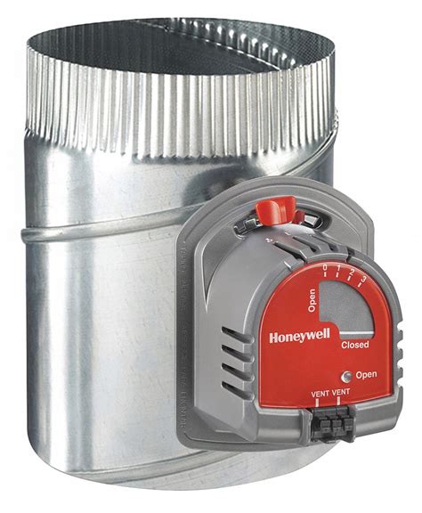 Honeywell Home Round Damper Modulating Automatic In Width In