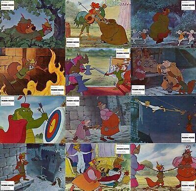 EBay Robin Hood Walt Disney Complete German Lobby Card Set 12 AHF 8