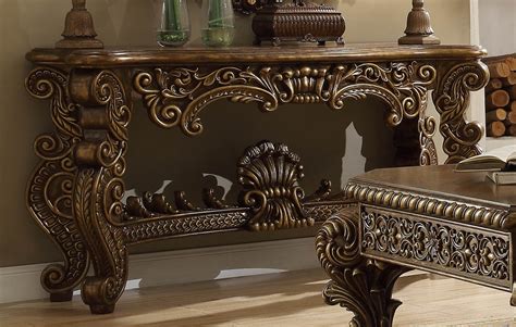 Hd 8011 Homey Design Console Table Victorian Style European And Classic