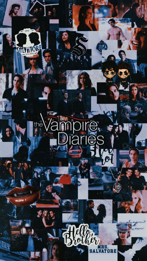 Aesthetic Tvd Collage Wallpaper