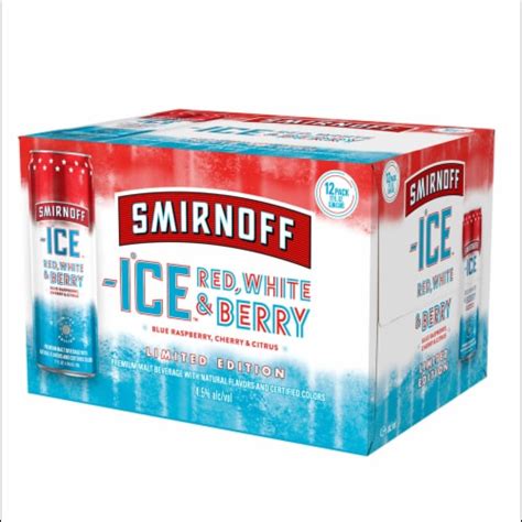 Smirnoff Ice Red White And Berry 12 Cans 12 Fl Oz Metro Market